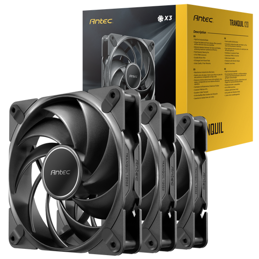 Tranquil 120mm Fans - 3 Pack