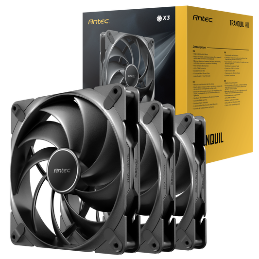 Tranquil 140mm Fans - 3 Pack