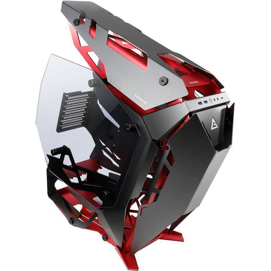 TORQUE Aluminum ATX Computer Case Red/Grey