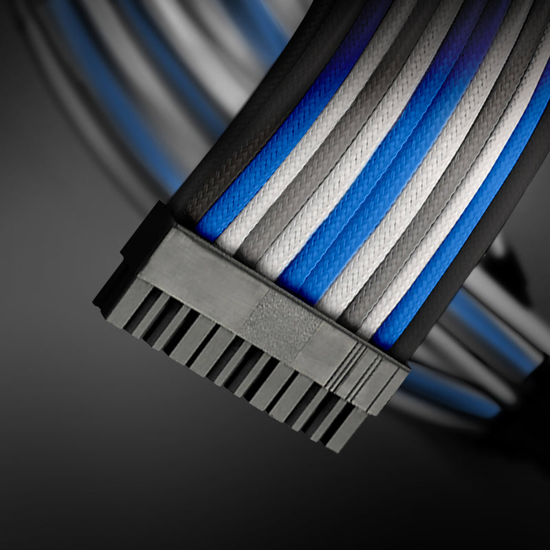 Sleeved Extension Cable Kit Blue/Grey