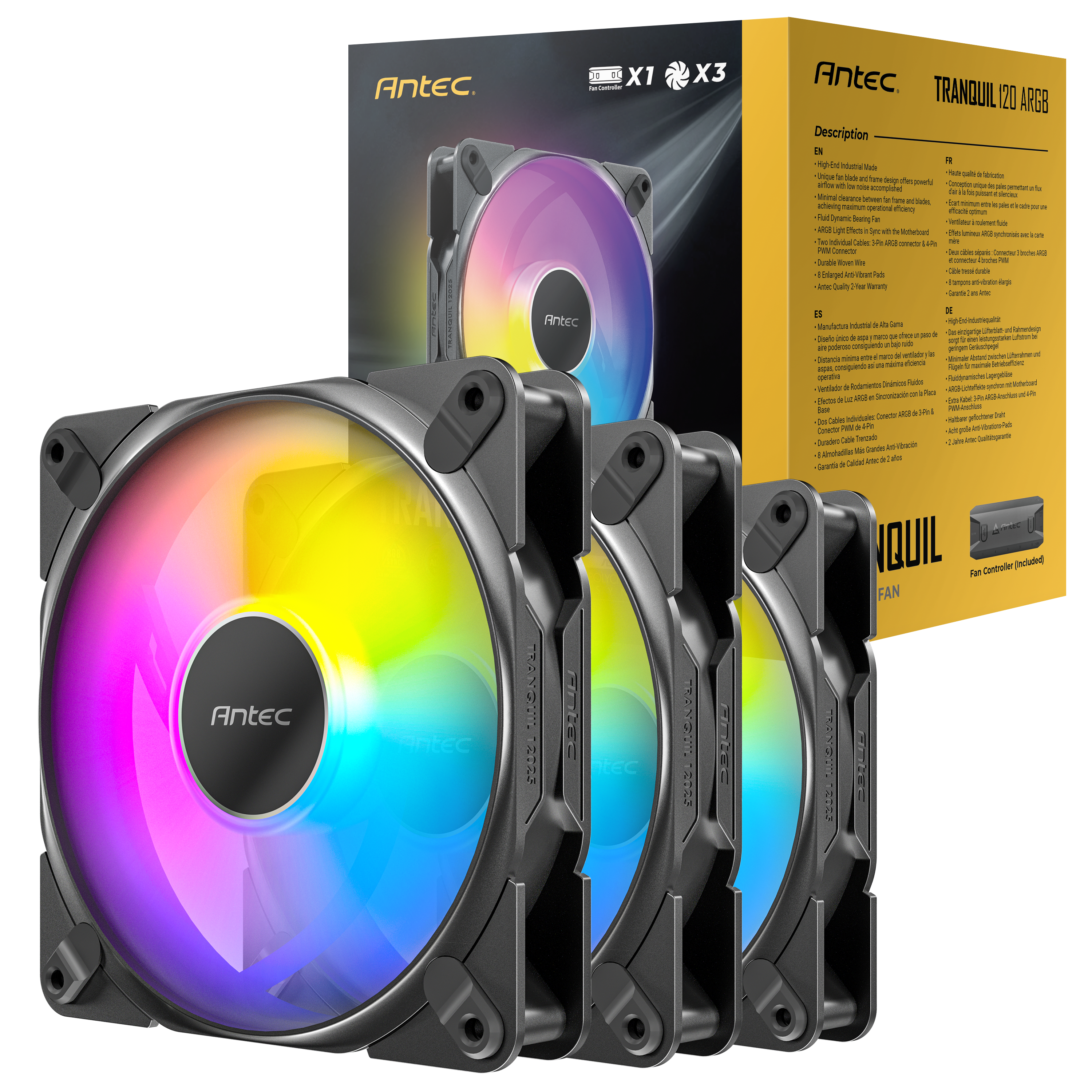 Antec Tranquil 120 ARGB Case Fan - Thumbnail 2