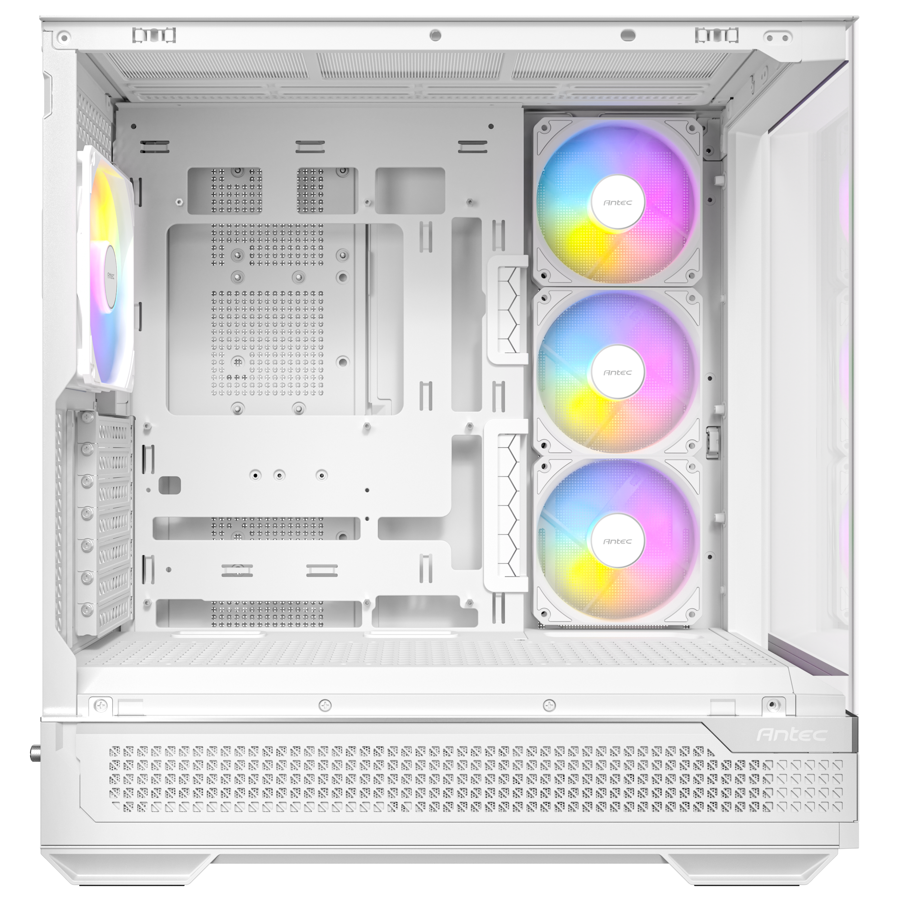 Antec C7 ARGB White Mid-Tower E-ATX Case - Thumbnail 3
