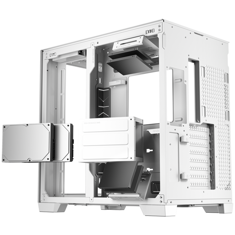 C8 Aluminium White Dual Chamber Case