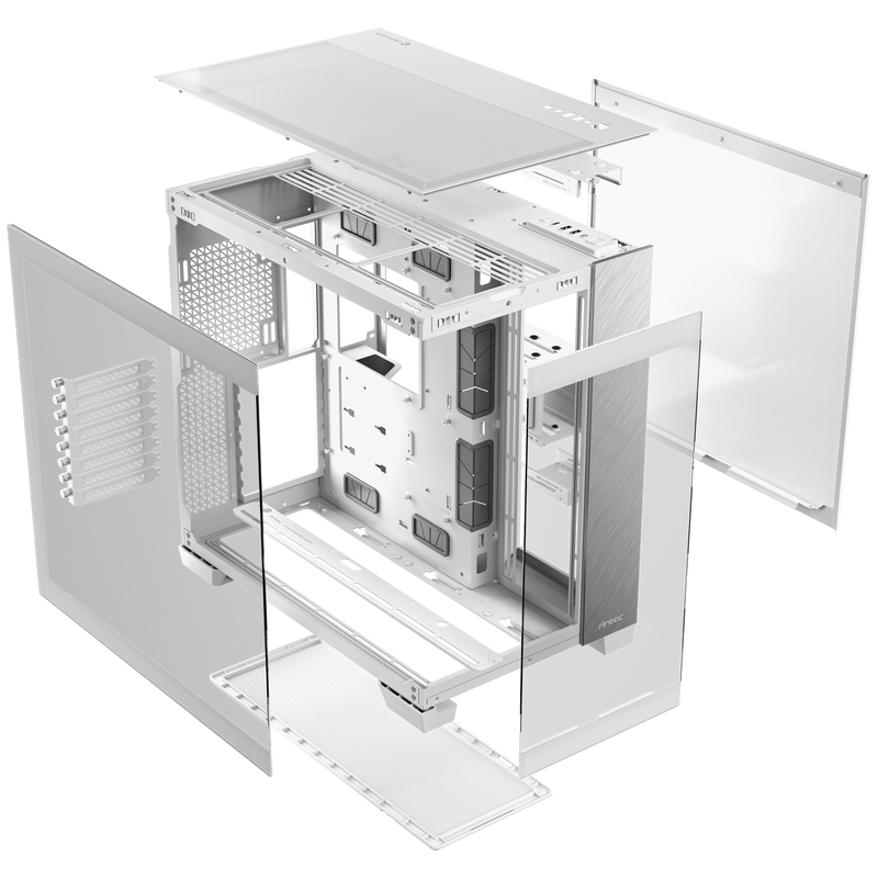 C8 Aluminium White Dual Chamber Case