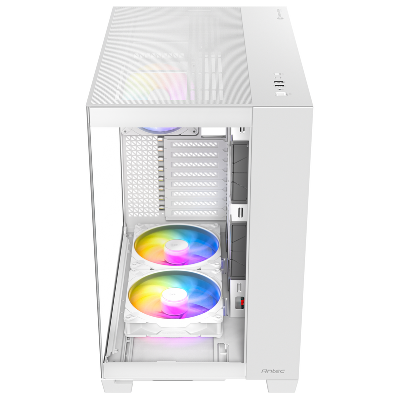 C8 ARGB Dual Chamber Case - White