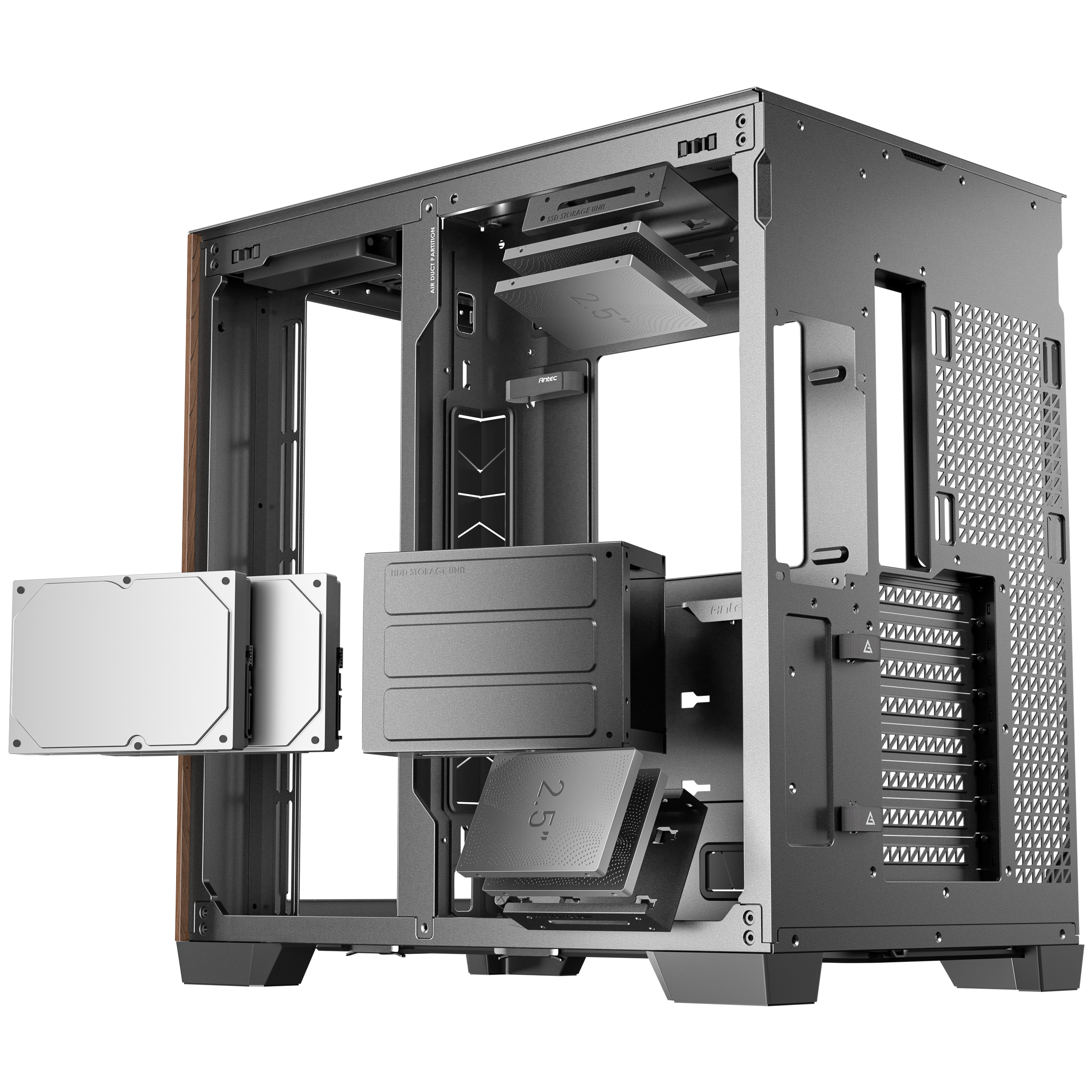 Antec C8 Wood Tempered Glass eATX Full Tower Computer Case