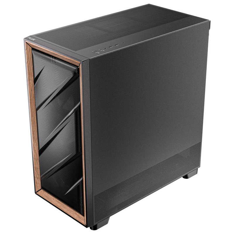 Antec FLUX Midi Tower Case - Black