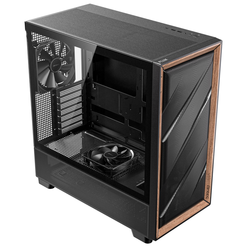 Antec FLUX Midi Tower Case - Black