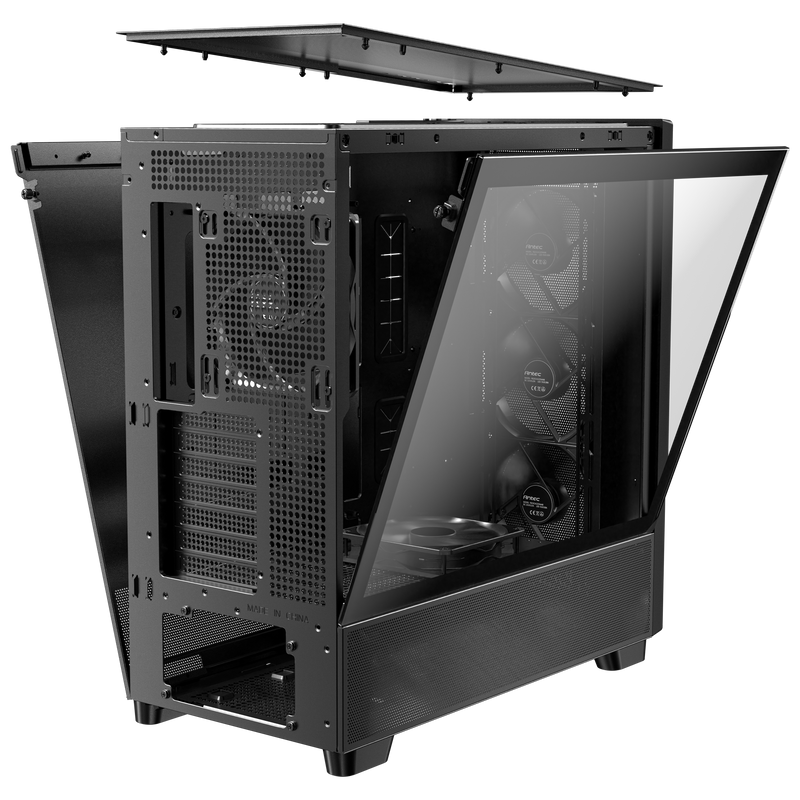 Antec FLUX Midi Tower Case - Black