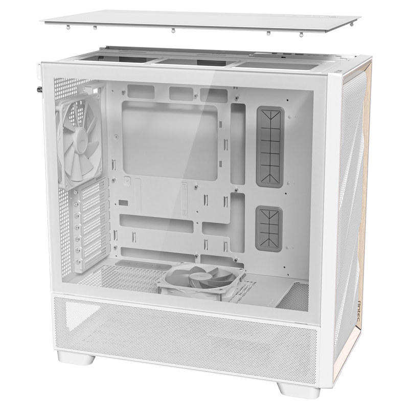 Antec FLUX Midi Tower Case - White