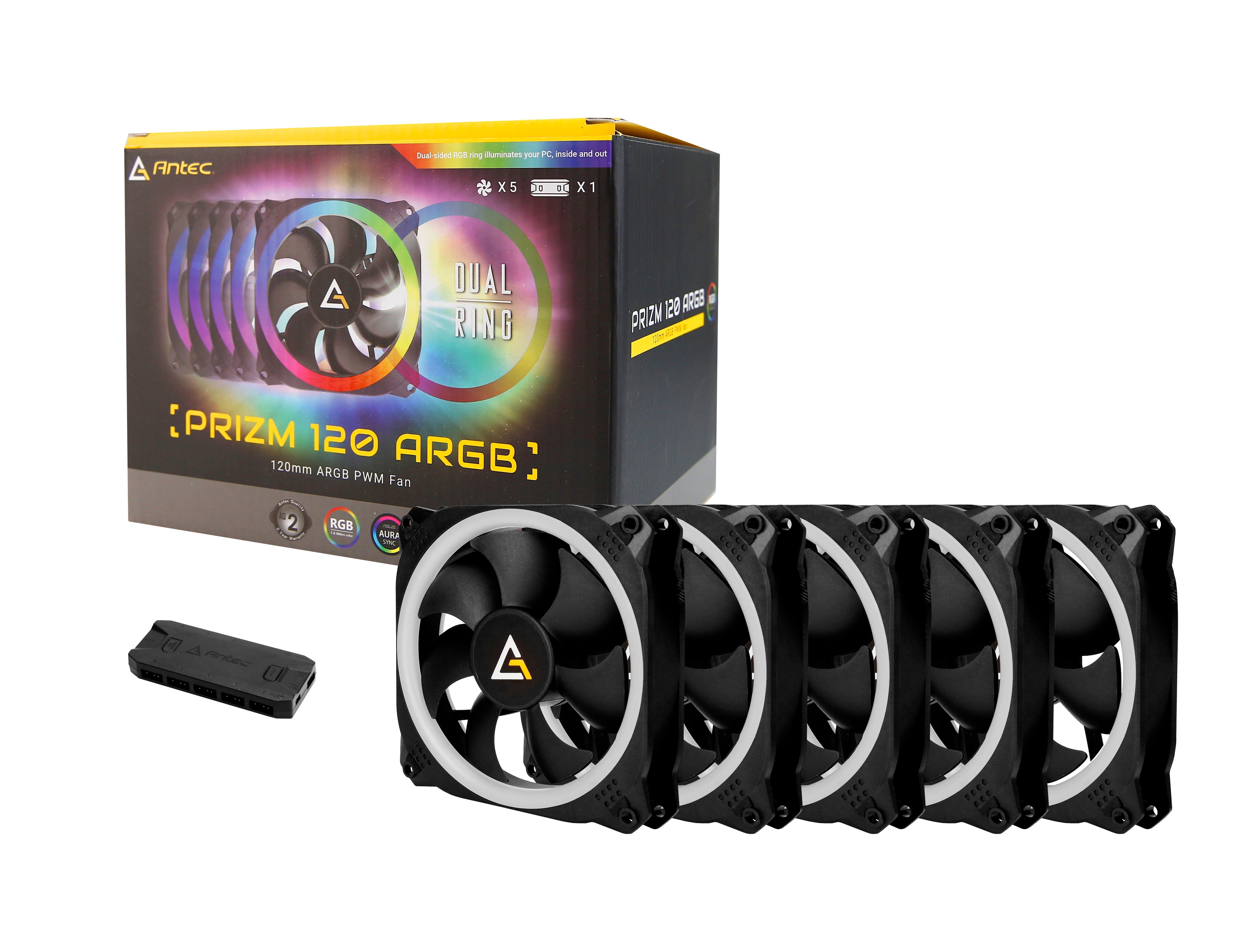 【未開封】ANTEC PRIZM 120 ARGB 5個入り Amazon | ANTEC rgb ファン, 120 Prizm ARGB 5pack [120mmケース