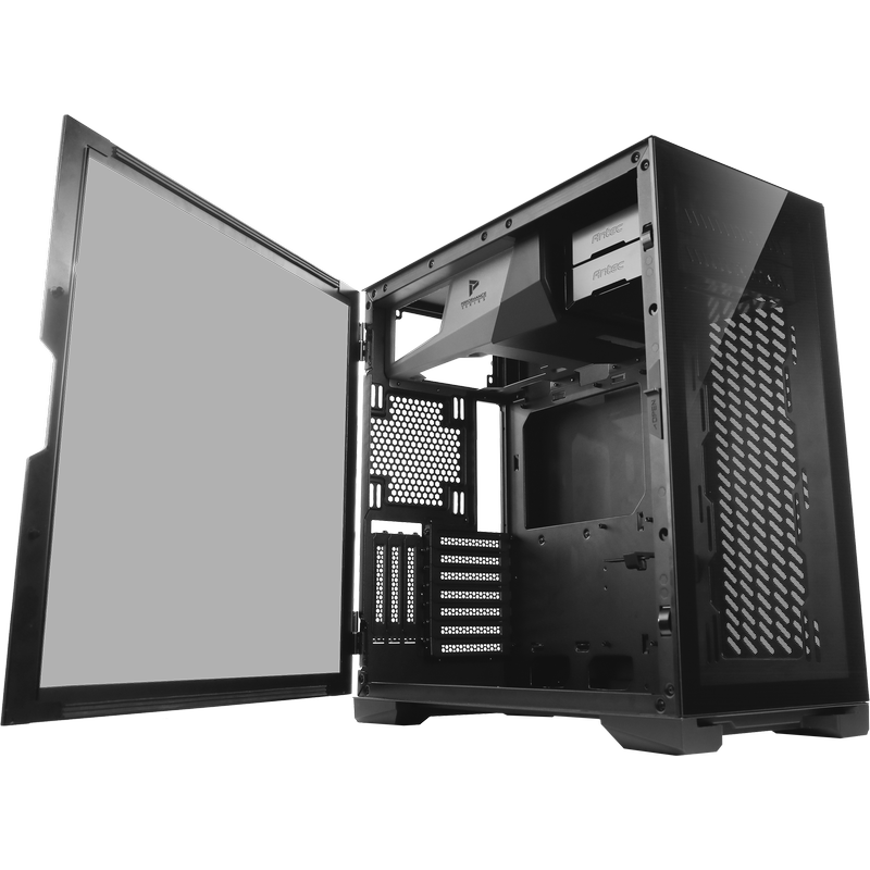 P120 Crystal ATX Computer Case Black