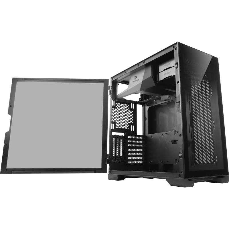 P120 Crystal ATX Computer Case Black
