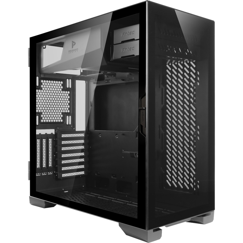 P120 Crystal ATX Computer Case Black