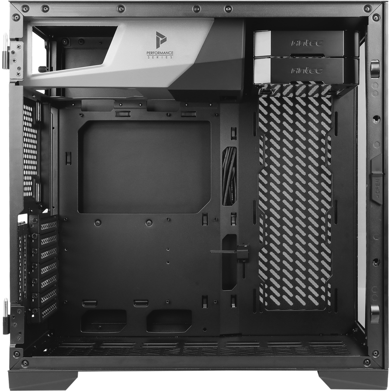 P120 Crystal ATX Computer Case Black