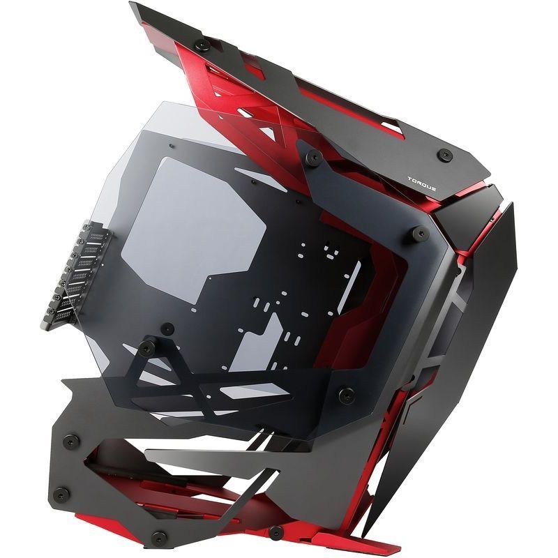 TORQUE Aluminum ATX Computer Case Red/Black